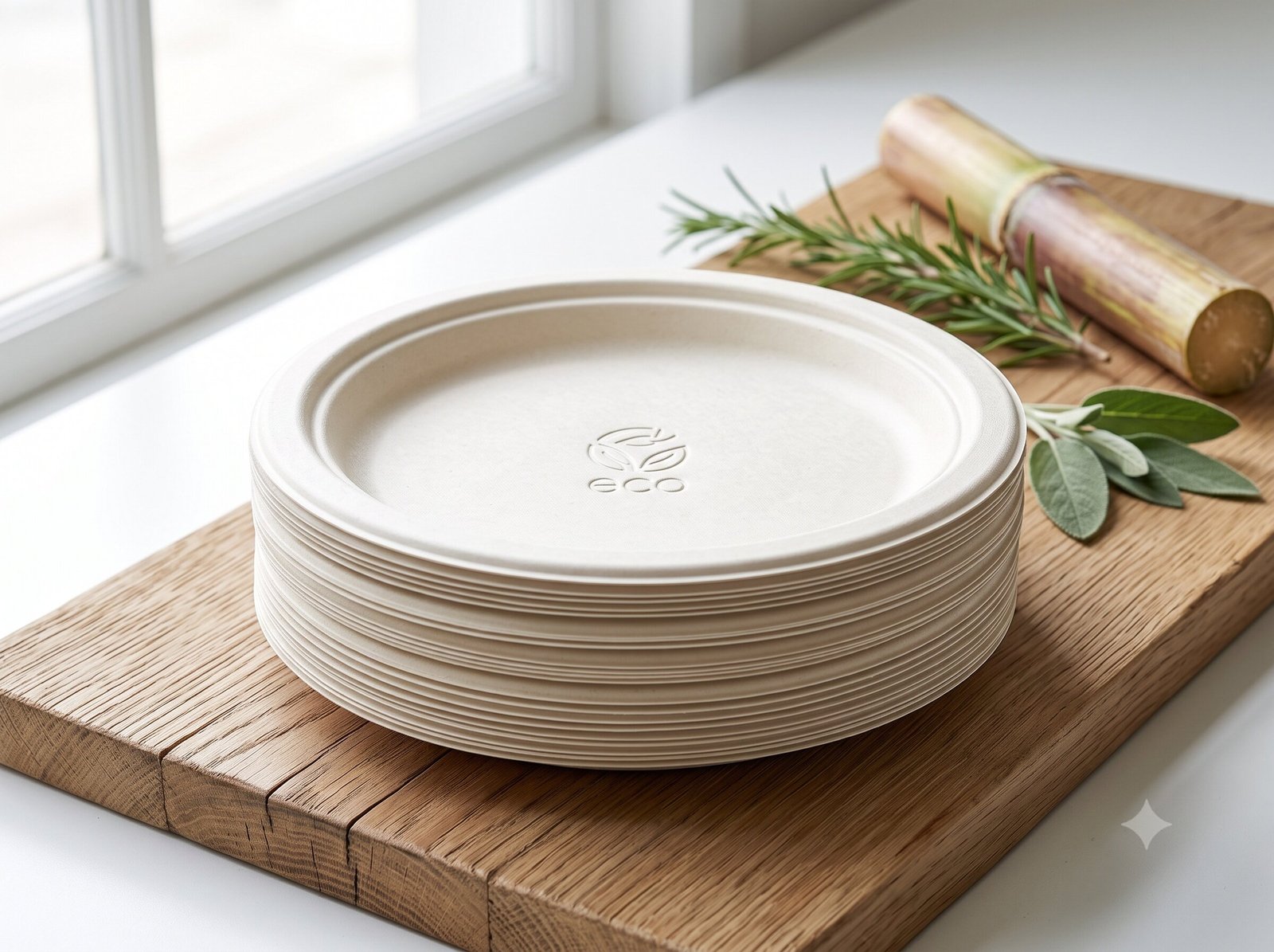 Sugarcane Bagasse Plates