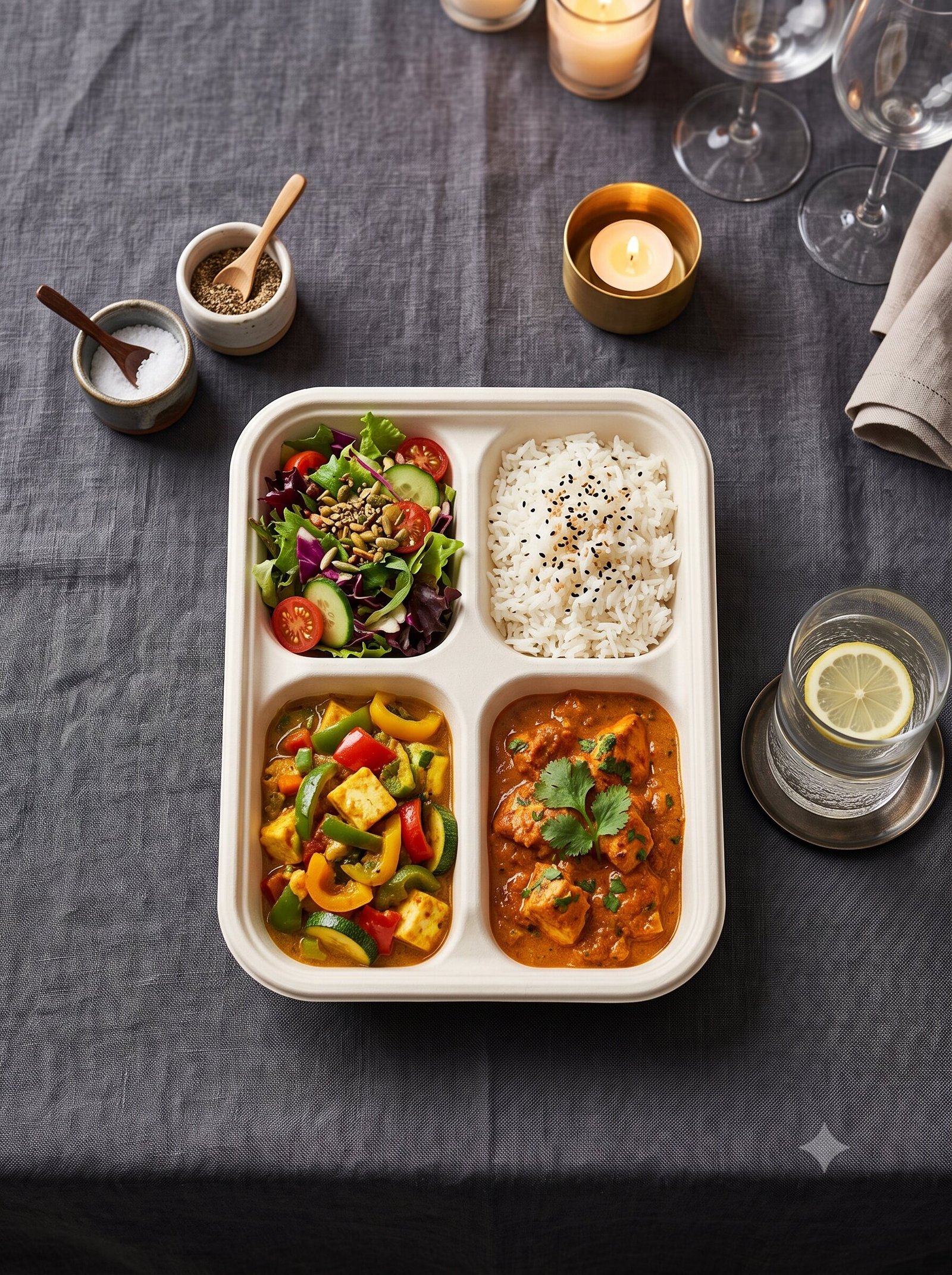 Bagasse Meal Trays